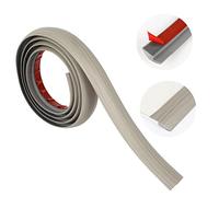 Rampe de transition autocollante de 2-3 m, profilé de compensation de hauteur, baguette de recouvrement, rail de porte, rail de transition, tapis de porte, tapis de sol, grain de bois gris, 2 m,