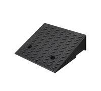 Rampe de Trottoir/Bordure en Caoutchouc Robuste, Lot de 2, Rampe de seuil, Rampe d'accès pour allée, Quai de Chargement, vélo, véhicule, entrepôt, Trottoir, Fauteuil Roulant (50 x