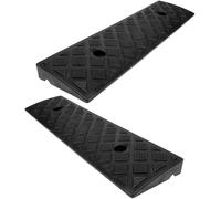 Rampe De Trottoir en Caoutchouc Robuste pour Voitures, Motos Et Fauteuils Roulants - Rampe De Seuil Intérieure/extérieure pour Une Transition en Douceur, Marchepieds De Garage Durables