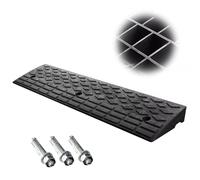 Rampe de trottoir portable en caoutchouc pour un accès fluide au véhicule - Solution d'allée durable et antidérapante pour voitures, camions, motos et fauteuils roulants