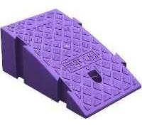 rampe de trottoir, Rampe dallée en plastique pour fauteuil roulant r(Purple,H:16cm/6.3")
