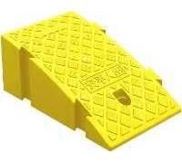 rampe de trottoir, Rampe dallée en plastique pour fauteuil roulant r(Yellow,H:16cm/6.3")