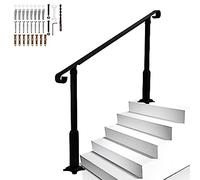 Rampe décorative d'extérieur pour plus de sécurité et de soutien dans les jardins, les porches et les lofts. Parfait pour une stabilité accrue et un design élégant