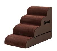 Rampe d'escalier à 4 niveaux pour chien, lit haut, canapé, fermeture éclair, amovible, amovible, pour petits chiens et chats