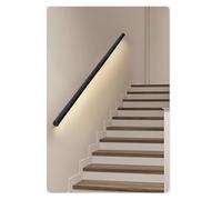 Rampe d'escalier avec lumière LED à induction - Câble lumineux en aluminium pour intérieur et extérieur - 1 m