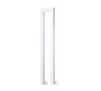 Rampe D'escalier Carrée D'intérieur - Rampe D'escalier Latérale En Métal En Forme De U, Kit De Barre D'appui Antidérapante De Sécurité Pour Marches Extérieures(White,85cm/33.4in)