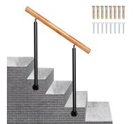 Rampe d'escalier de transition réglable - Barre d'appui latérale pour marches extérieures, s'adapte à 2 ou 3 marches, installation facile