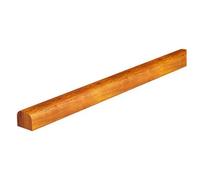 Rampe d'escalier d'intérieur en bois - Bannière de sécurité antidérapante pour enfants et personnes âgées - Loft il avec supports en acier inoxydable - Protection sûre et élégante des escaliers de