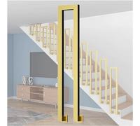 Rampe d'escalier en aluminium en forme de U de 35 cm avec tiges de support antidérapantes, main courante durable pour un accès sûr aux escaliers, idéale pour la maison et l'extérieur (blanc)