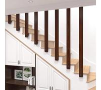 Rampe d'escalier en bois massif antidérapante pour montage au plafond, parfaite pour les lofts, villas et appartements (80 cm, 1 pièce)