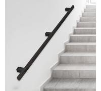 Rampe d'escalier en Fer forgé de 1 m, 150 cm, 2 m, 240 cm, 3,6 m, 6 m, Tige de Support Murale pour escaliers, couloirs, lofts, Jardins d'enfants (13 pieds/390 cm)