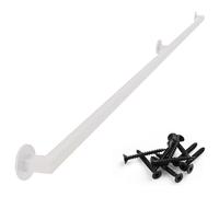 Rampe d'escalier en fer forgé de 1 m à 6 m de longueur pour intérieur et extérieur avec accessoires pour escaliers, balcons et terrasses