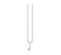 Rampe d'escalier en forme de U en métal pour escaliers - Poignées murales pour jardin, garage, toilettes, porche, utilisation intérieure et extérieure - Blanc - 85 cm