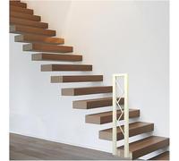 Rampe d'escalier en U à Montage latéral - Support antidérapant pour Une sécurité Accrue, idéale pour Les Personnes âgées et Les Enfants, Parfaite pour Une Utilisation en intérieur