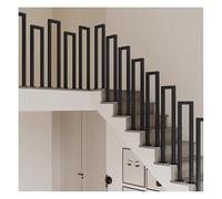 Rampe D'escalier en U, Rampe Décorative pour Grenier, Garde-Corps Antidérapant, Accoudoir pour Escalier, Jardin, Grenier, Couloir(Zwart,95CM/3.1FT)