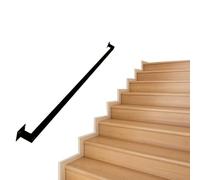 Rampe d'escalier galvanisée, rampe d'escalier antidérapante pour intérieur/extérieur, rampe en fer forgé pour la sécurité, garde-corps d'escalier durable, solution moderne de sécurité d'escalier