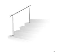 Relaxdays Rampe d'escalier en inox extérieur