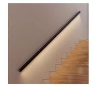Rampe d'escalier lumineuse à LED de 150 cm en aluminium avec support mural moderne pour couloir sécurité il solution d'éclairage intérieur élégante
