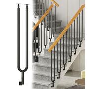 Rampe d'escalier moderne et balustre décorative pour escaliers intérieurs, rampes élégantes de couloir pour appartements, solution de sécurité et d'esthétique
