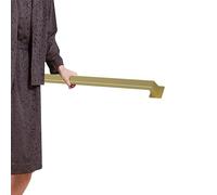 Rampe d'escalier pour murs, rampe d'escalier avec support mural en fer forgé, support de sécurité pour barre d'appui 200kg - Kit complet(Gold,80cm)