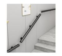 Rampe d'escalier Rampes de sécurité en bois noir, montage mural, garde-corps d'escalier, garde-corps de maison, couloir intérieur mains courantes(100cm)