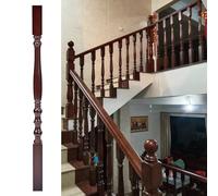 Rampe d'escalier solide pour une utilisation en intérieur - Polyvalente - Pour véranda et grenier - 1 colonne de broche pour améliorer la sécurité et le jardin dans votre maison