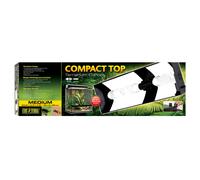 Rampe éclairage pour terrarium Exo Terra Compact Top M Noir 60x9x20 cm