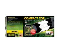 Rampe éclairage pour terrarium Exo Terra Compact Top Mini Noir 30x9x15 cm