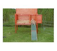 Rampe en bois pour cages rongeur - TRIXIE - Natura - Facilite les entrées et sorties - Surface sablée - Marron