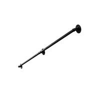 Rampe Escalier, Amovible, Avec une Conception en Forme de T for Linterface Centrale, Facile À Nettoyer et Esthétiquement Agréable(Black,450cm/177in)