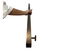 Rampe Escalier en Acier Inoxydable pour Intérieur, Main Courante Escalier Antidérapante Très Résistante, Barres D'appui Murales Industrielles, pour Couloirs, Lofts(120cm/47.2in/3.9ft)