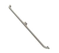 rampe escalier Rampe d'escalier industrielle à montage mural, tube carré, for escaliers extérieurs et intérieurs, loft, porche bois(Silver,30cm)