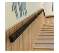 rampe escalier Rampes d'escalier en acier inoxydable bois(Svart,150cm)