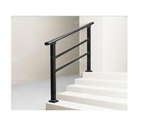 rampe escalier Rampes d'escalier extérieures à deux marches et intérieures et extérieures en métal for personnes âgées bois(1m)