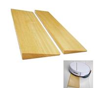GODARM Rampe Fauteuil Roulant Bois Rampe Handicapé Portable Rampe De Intérieur Seuil Rampe De Bordure pour Le Seuil Fauteuil Roulant Scooter Robot De Balayage (Size : 50 * 15 * 3cm)