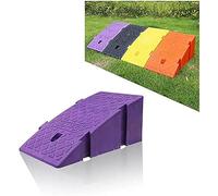 Rampe Fauteuil Roulant, d'accès Lourde de 16/20 cm pour allées, Rampe de seuil pour trottoirs, allées, Voitures, Scooters, vélos, Motos(Purple,40 * 25 * 16cm)