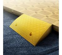 Rampe Fauteuil Roulant,Rampes en Plastique avec Trous De Drainage for Seuil De Porte ExtéRieur, Marches D'EntréE, Trottoirs, Bordures
