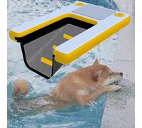 Rampe gonflable pliable pour chien avec marches antidérapantes - Plateforme de quai robuste pour un accès sûr à l'eau