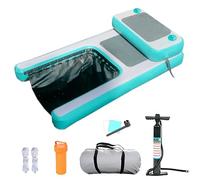 Rampe Gonflable pour Chien - Design Antidérapant Robuste pour Accès Bateau - Supporte les Animaux Jusqu'à 100kg