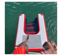 Rampe gonflable pour chien pour piscine/lac/quai, plate-forme d'eau extra large de 1,5 m, supporte 105 kg, parfaite pour un accès facile