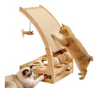 Rampé Griffoir pour Chat Panneau d'escalade avec parcours à billes