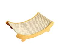 Rampe griffoir pour Chats en sisal - Plate-Forme avec Tapis en Fibre, réutilisable avec Base antidérapante, Aide à la Formation | idéal pour Les Animaux de Compagnie de Petite Taille et M