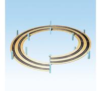 Rampe hélicoïdale 1 ou 2 voies, R1 et R2, 360/437,5 mm, 1 cercle - NOCH 53104 -