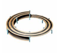 Rampe hélicoïdale 1 ou 2 voies, R2 et R3 420/483 mm, 1 cercle 1/2 - NOCH 53005 -