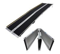 Rampe Mobile Eventrampe Aluminium 305 CM Jusqu'À 272 KG Anti-dérapant Pliant