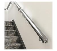 Rampe Murale en Acier Inoxydable pour la sécurité des escaliers extérieurs intérieurs Options de 3 à 23 Pieds de Longueur incluant Un Support pour Murs en Brique en Bois en béton Couleur ARG