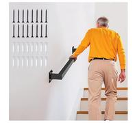 Rampe murale industrielle antidérapante, barre de soutien pour personnes âgées, 600 cm - Solution de sécurité d'escalier sûre et robuste ()