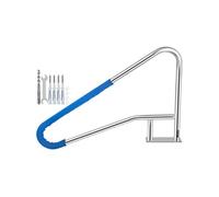 Rampe Piscine Inox Barre d'Appui Rail avec Housse Poignée 137x91,4 cm