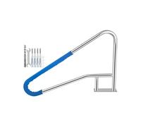Rampe Piscine Inox Barre d'Appui Rail avec Housse Poignée 139,7x81,2 cm