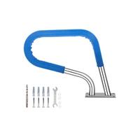Rampe Piscine Inox Barre d'Appui Rail avec Housse Poignée 76,2x55,8 cm